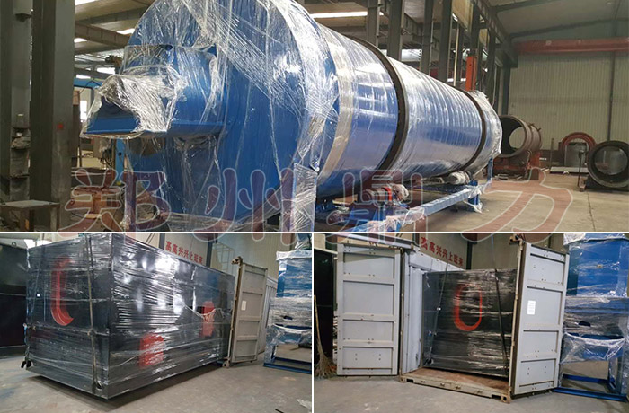 雞糞烘干制粒設(shè)備剛果項目發(fā)貨